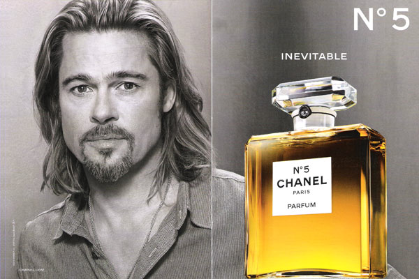Brad Pitt, Chanel's new Cover Girl, Fashion